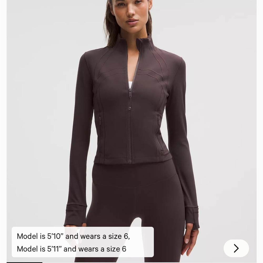 Lululemon Define Cropped Jacket Nulu